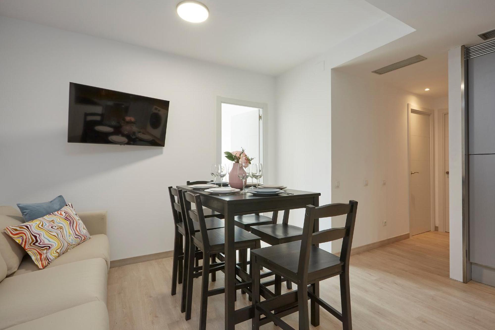 Three Bedroom Two Bathroom Apartment Close To Beach 巴塞罗那 外观 照片